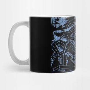 blue travels Mug